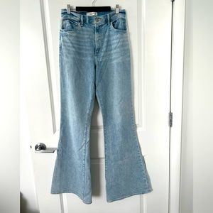 Abercrombie & Fitch Curve Love Flare Leg Jeans sz 8 Tall NWT